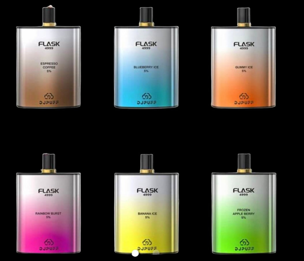 DjPuff Flask 4999 Disposable Vape Kit 5000 Puffs 10ml