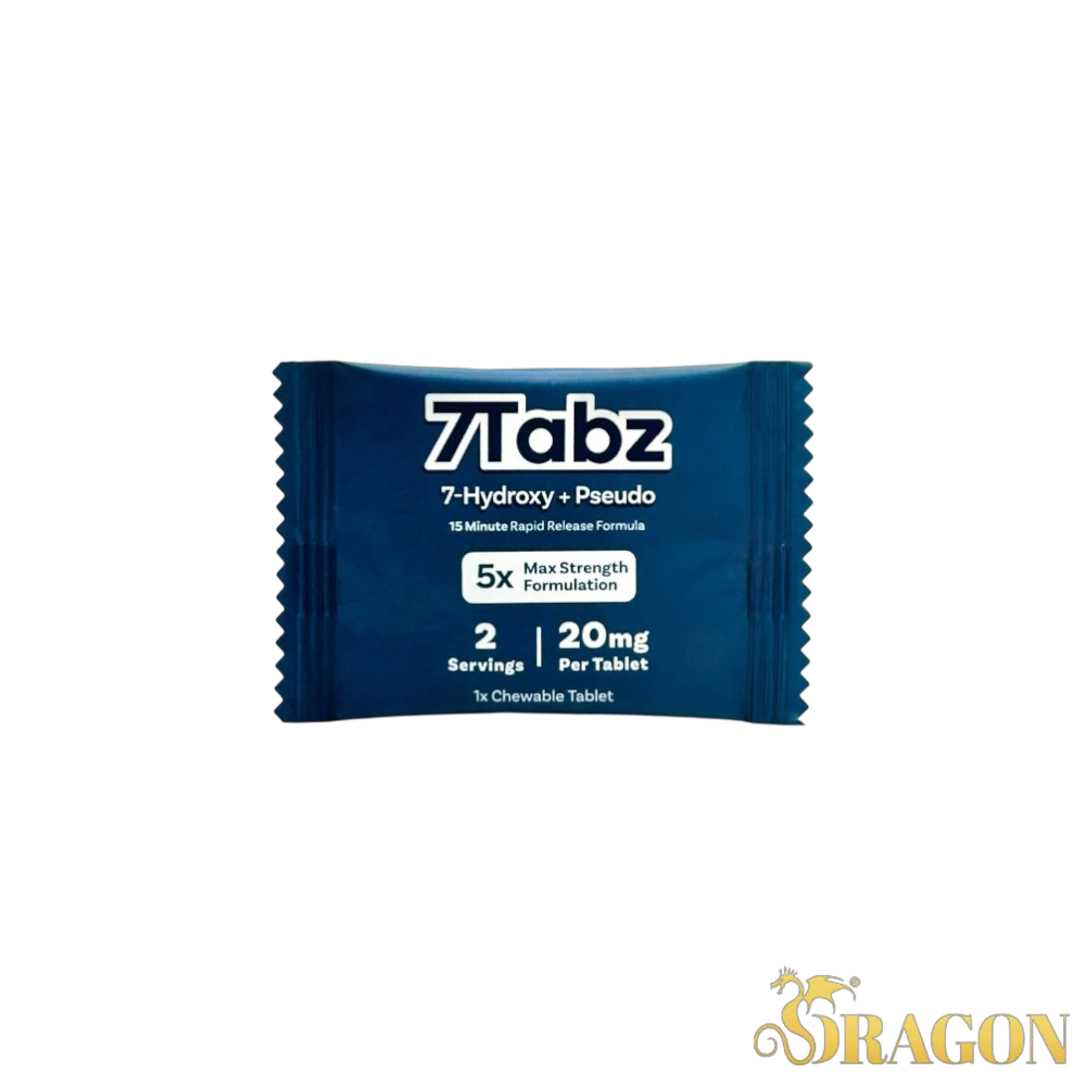 7Tabz 7-Hydroxy+Pseudo Kratom Tablets 20mg (40 Count Box)