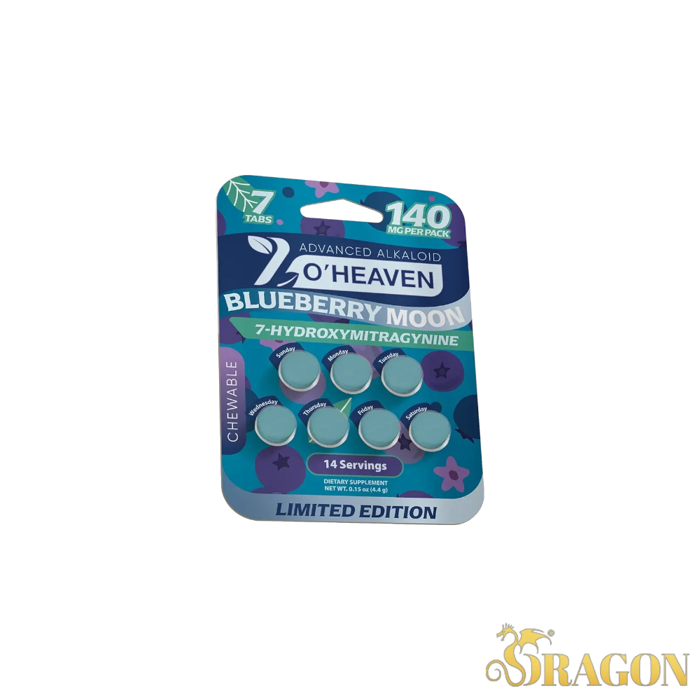 7 O'Heaven 7-Hydroxy Kratom Tablets 20mg (7 Count Blister Pack)