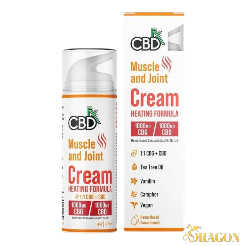 CBD FX Muscle & Joint CBG+CBD Heating Formula Cream