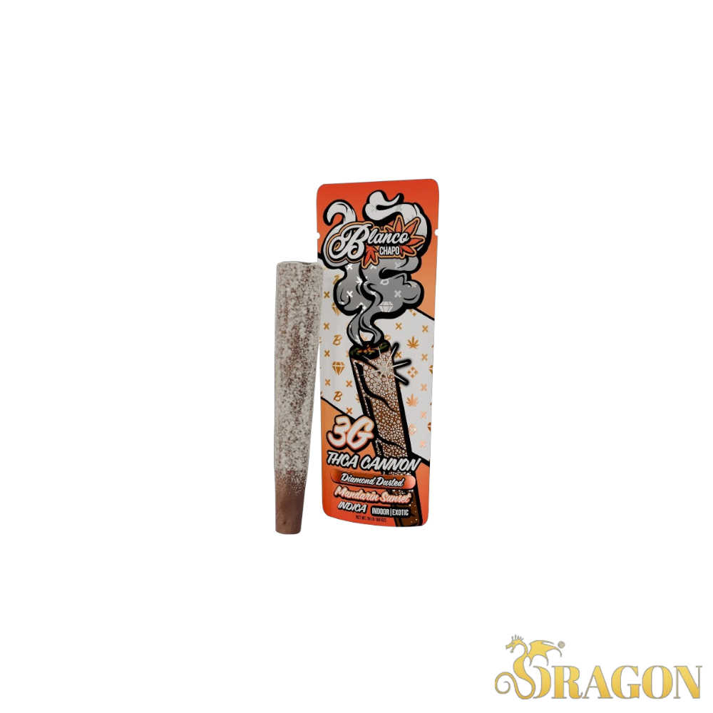 Chapo Blanco THCA Cannon Diamond Dusted Indoor Exotic Pre-Rolls 3G
