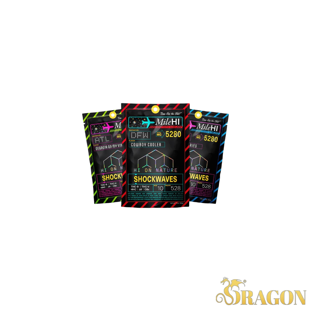 Hi On Nature Mile Hi Exotic Blend Shockwave Sour Belts