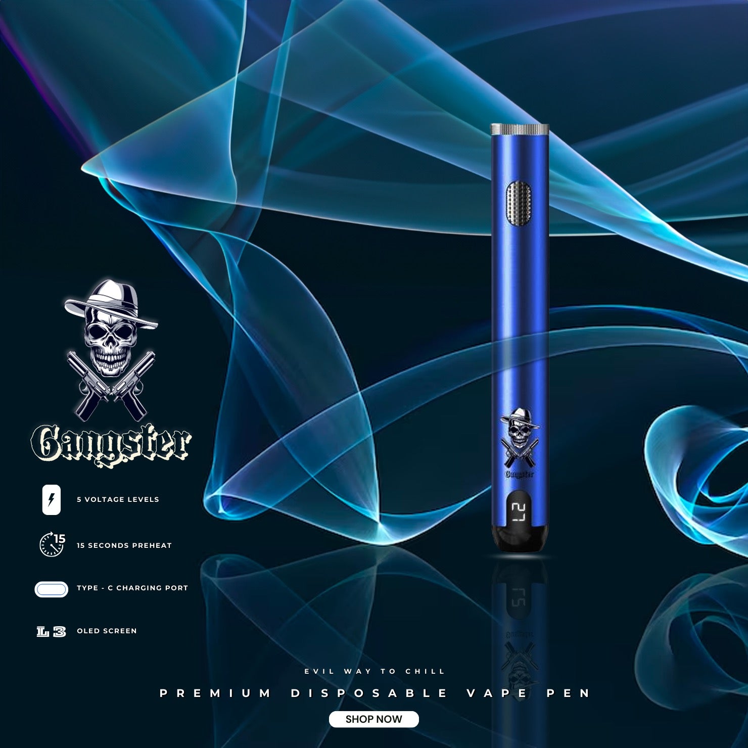 Gangster 900mAh Vaporizer Pen - WeAreDragon