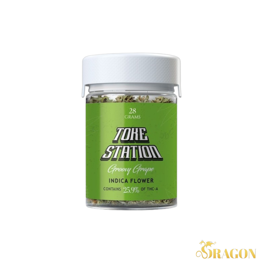 Toke Station® 1 Count Jar 3.5 Grams 25.9% and 27.4% THC-A Flower