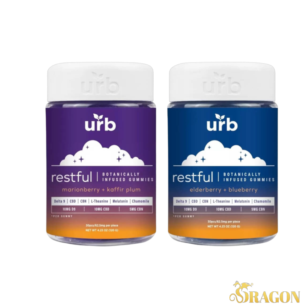 Urb Restful Botanically Infused Gummies 1875mg