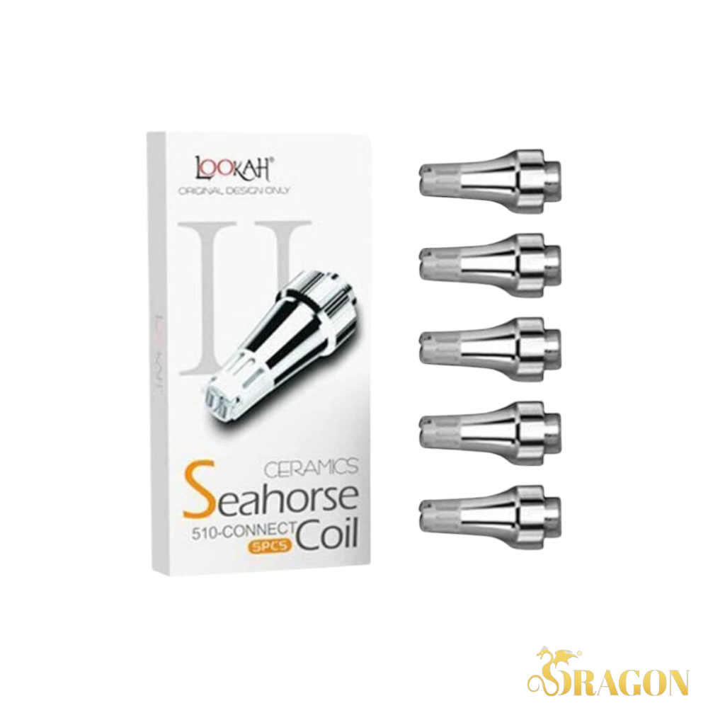 Lookah Seahorse II Coil | 5 Count Box | CERAMICS