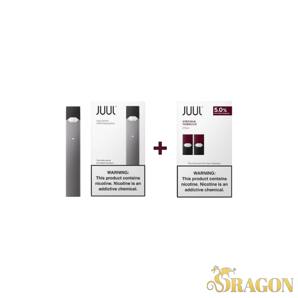 JUUL Device Starter Kit with 2 Pods