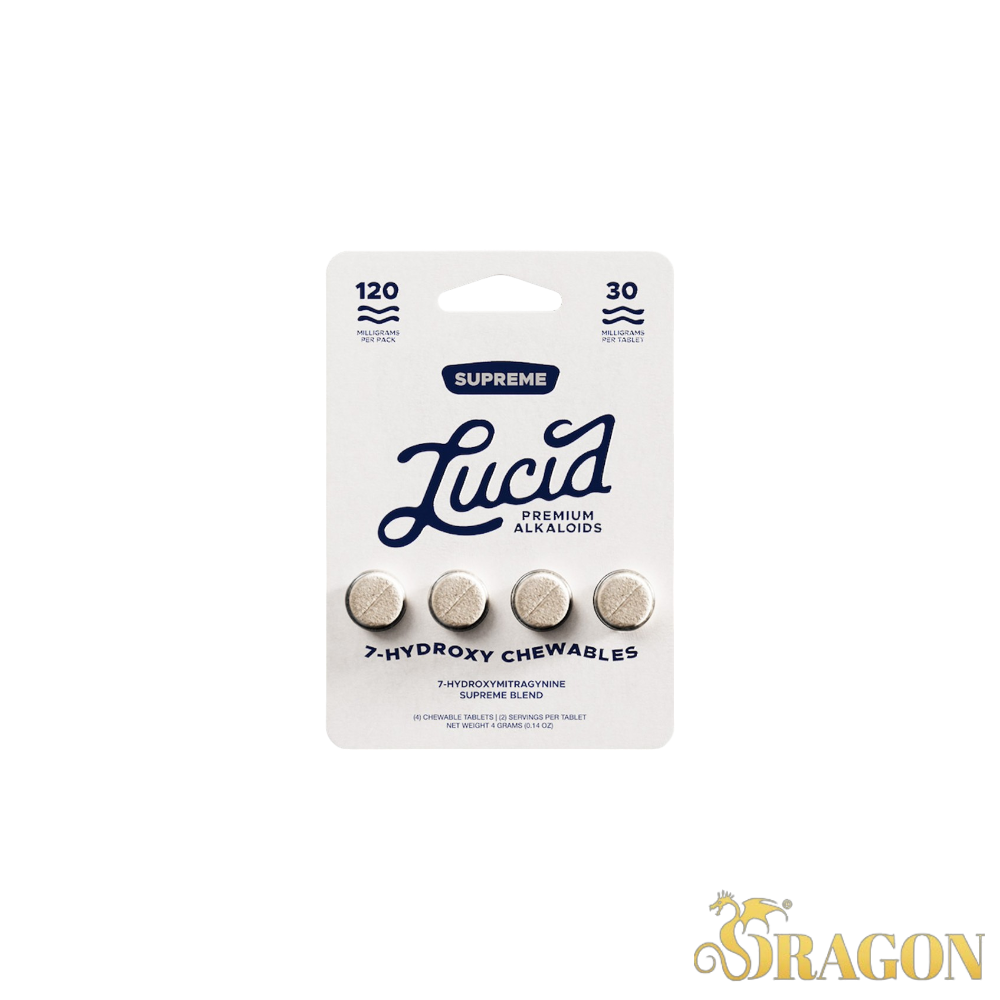 Lucid 7-Hydroxy Kratom Tablets 30mg (4 Count Blister Pack)