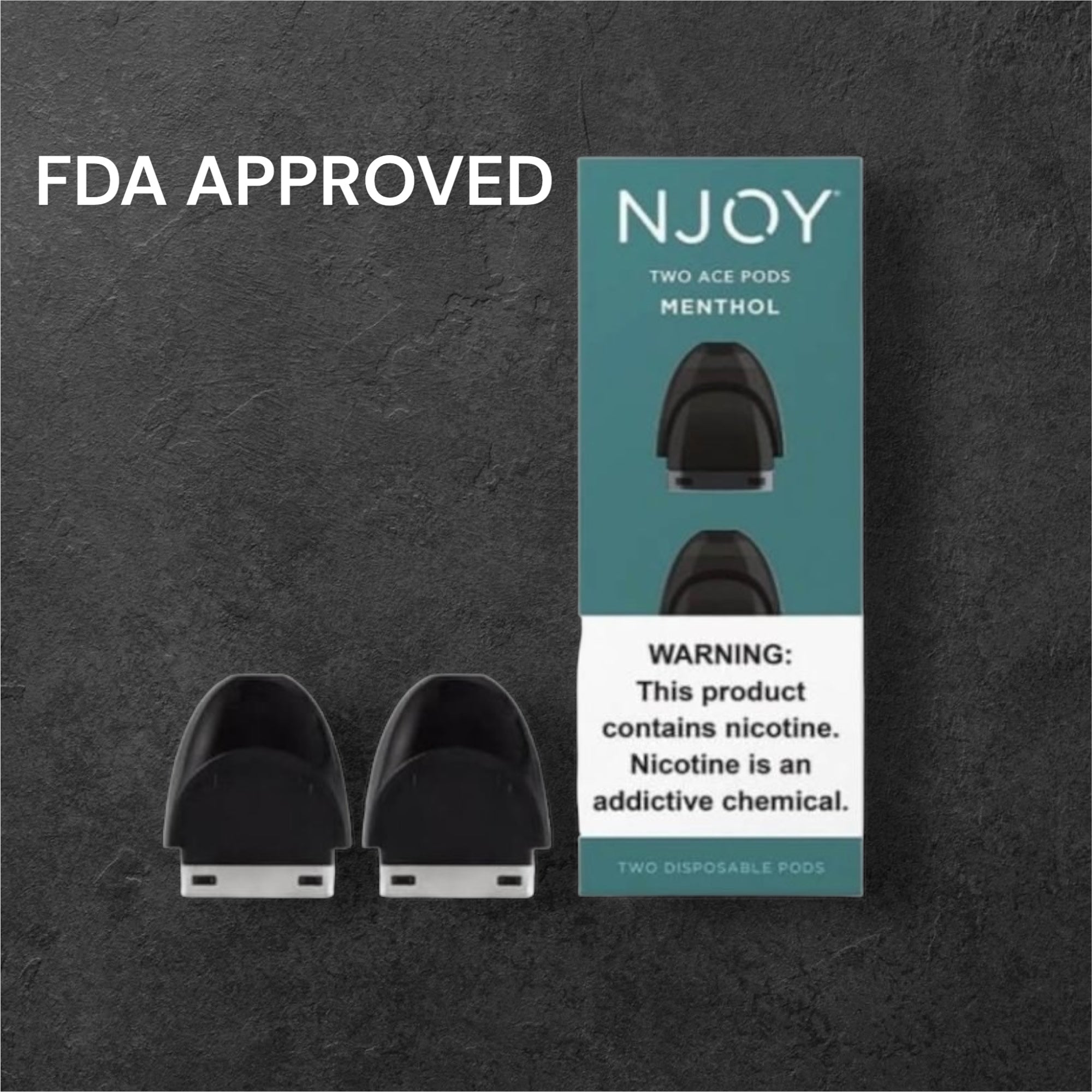 Njoy Ace 2.4% Menthol Pods - FDA APPROVED Vaporizer Accessories