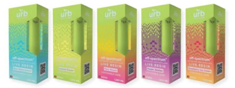 Urb Off-Spectrum 1.2 Gram Live Resin Disposable - WeAreDragon