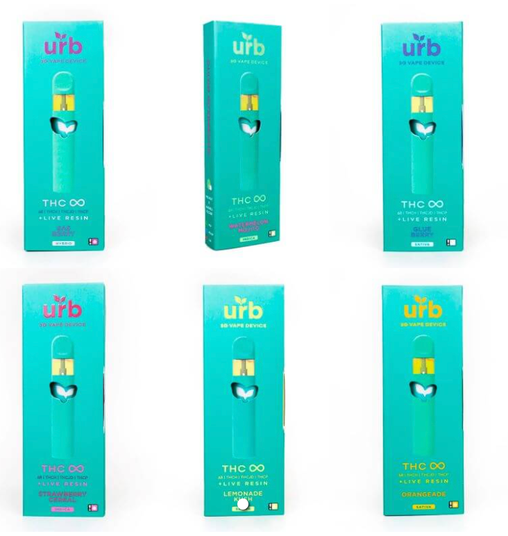 Urb 3 Grams THC Infinity Disposables - WeAreDragon