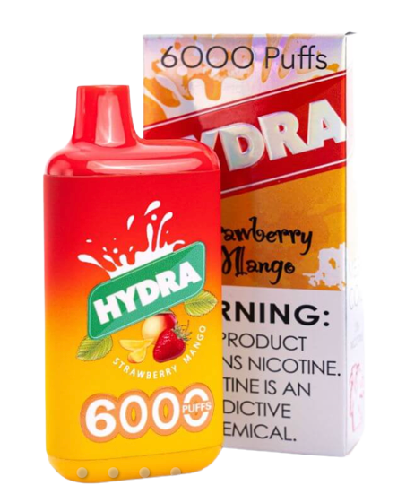 HYDRA 6000 PUFFS 5% NICOTINE RECHARGEABLE DISPOSABLE VAPE - WeAreDragon