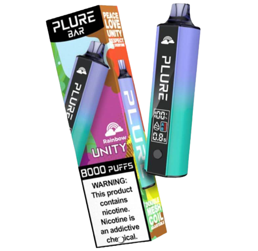 Plure Bar 8000 Puff Rechargeable Disposable Vape with LCD Display - WeAreDragon