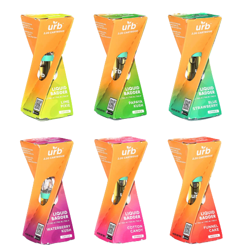 Urb Delta 8 Liquid Badder Cartridge | 2.2ml D8+THC-A+THC-B+THC-P