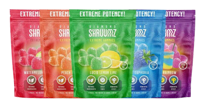 Diamond Shruumz 5000mg Extreme Gummies | WeAreDragon