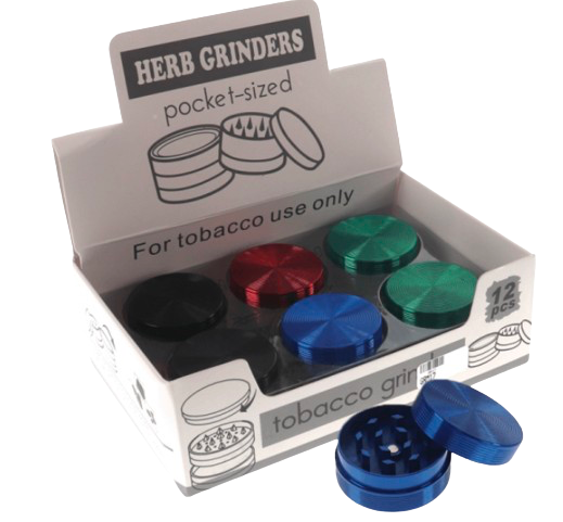 Herb Grinder Pocket-Sized D&K 40mm 2 Parts Metal Grinder Mix Color - WeAreDragon