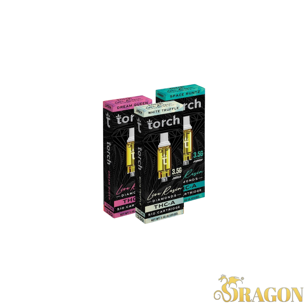 Torch THCA Live Resin Diamond Cartridges