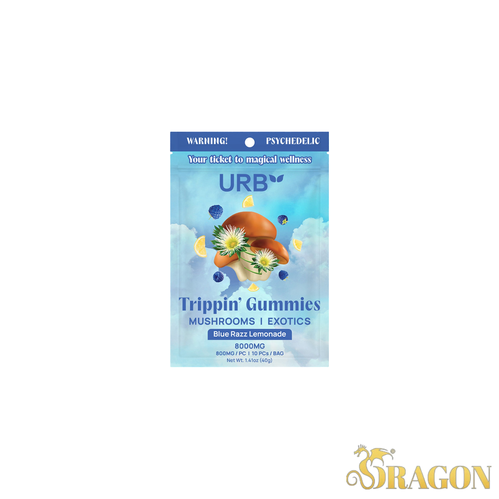 Urb Trippin Mushroom Exotics Gummies 8G