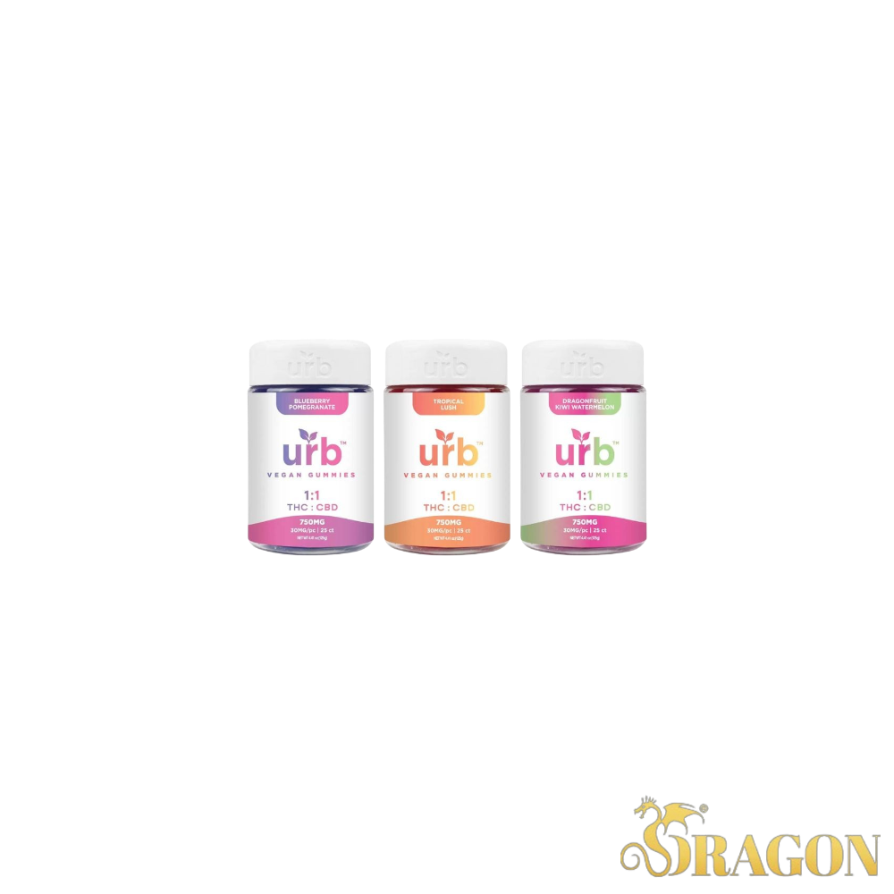 Urb Vegan Gummies 1:1 THC:CBD