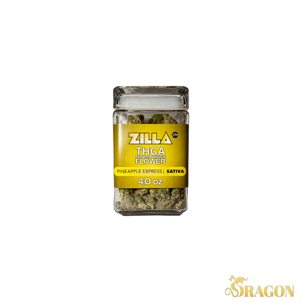 Zilla 4oz 56 Gram 1 Count Jar Premium THCA Indoor Flower