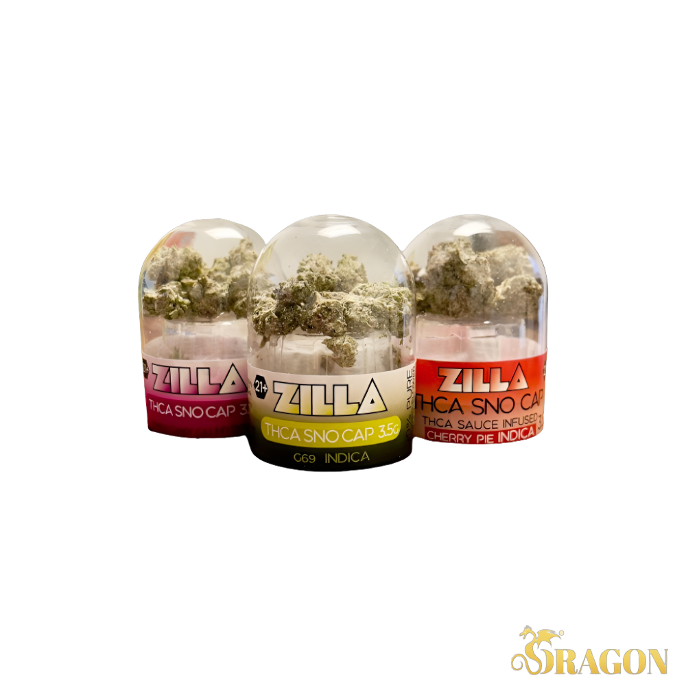 Zilla THCA Sno Cap Flower | 3.5 Gram | 1 Count Jar