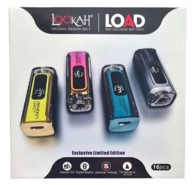 Lookah Load 510 Voltage Battery | 16 Count Box | MIXED COLORS LIMITED EDITION - WeAreDragon