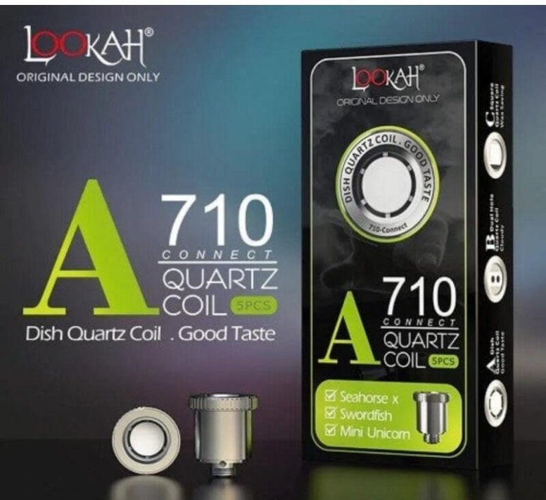 Lookah Seahorse 710 | Quartz Coil | 5 Count Pack | WeAreDragon