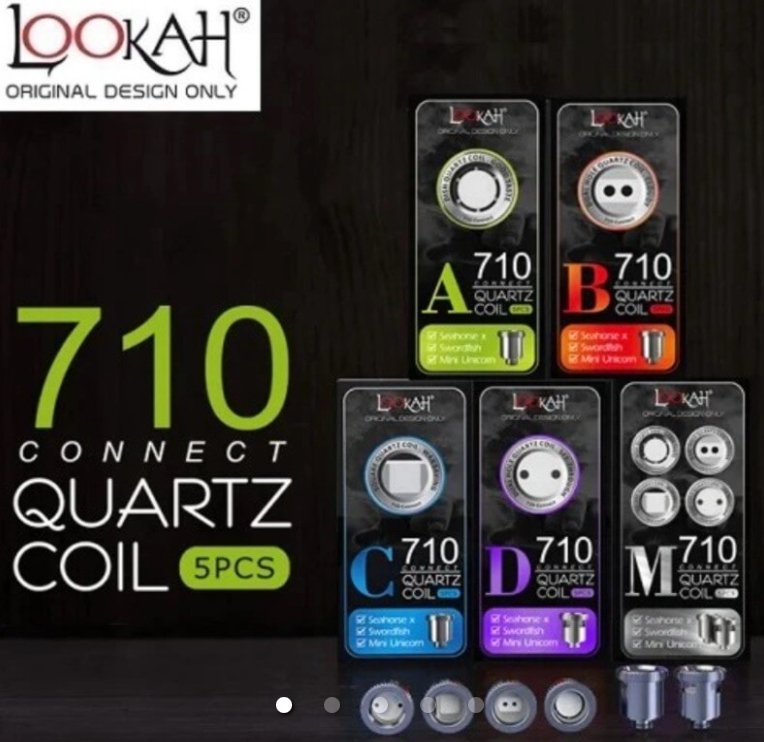 Lookah Seahorse 710 | Quartz Coil | 5 Count Pack - WeAreDragon