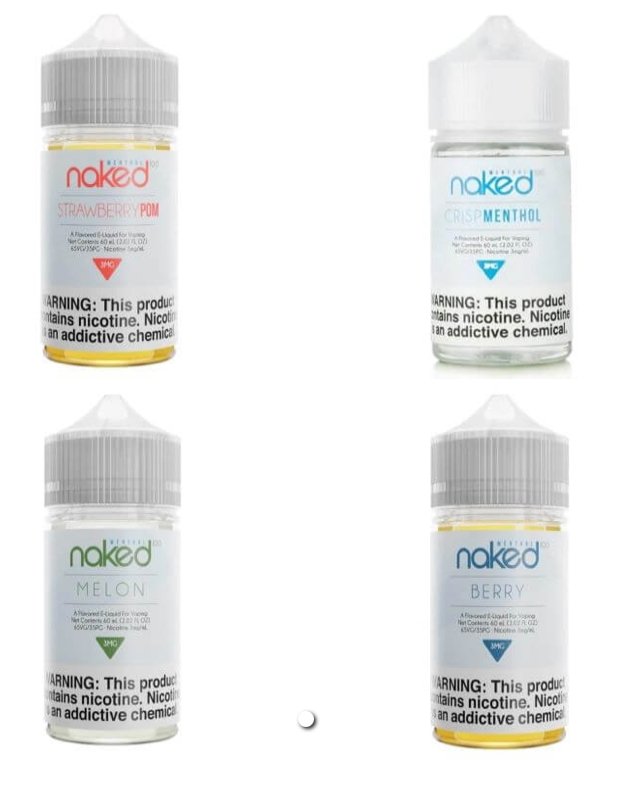 Naked E-Juice Menthol | 3mg | 60ml | Pack of 1 ($20 SHIPPING FEES) - WeAreDragon