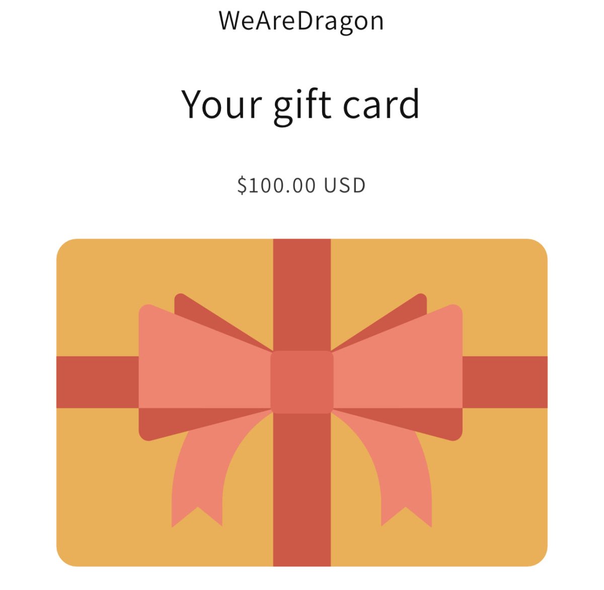 Vaping Gift Card - $10-100 Value. - WeAreDragon