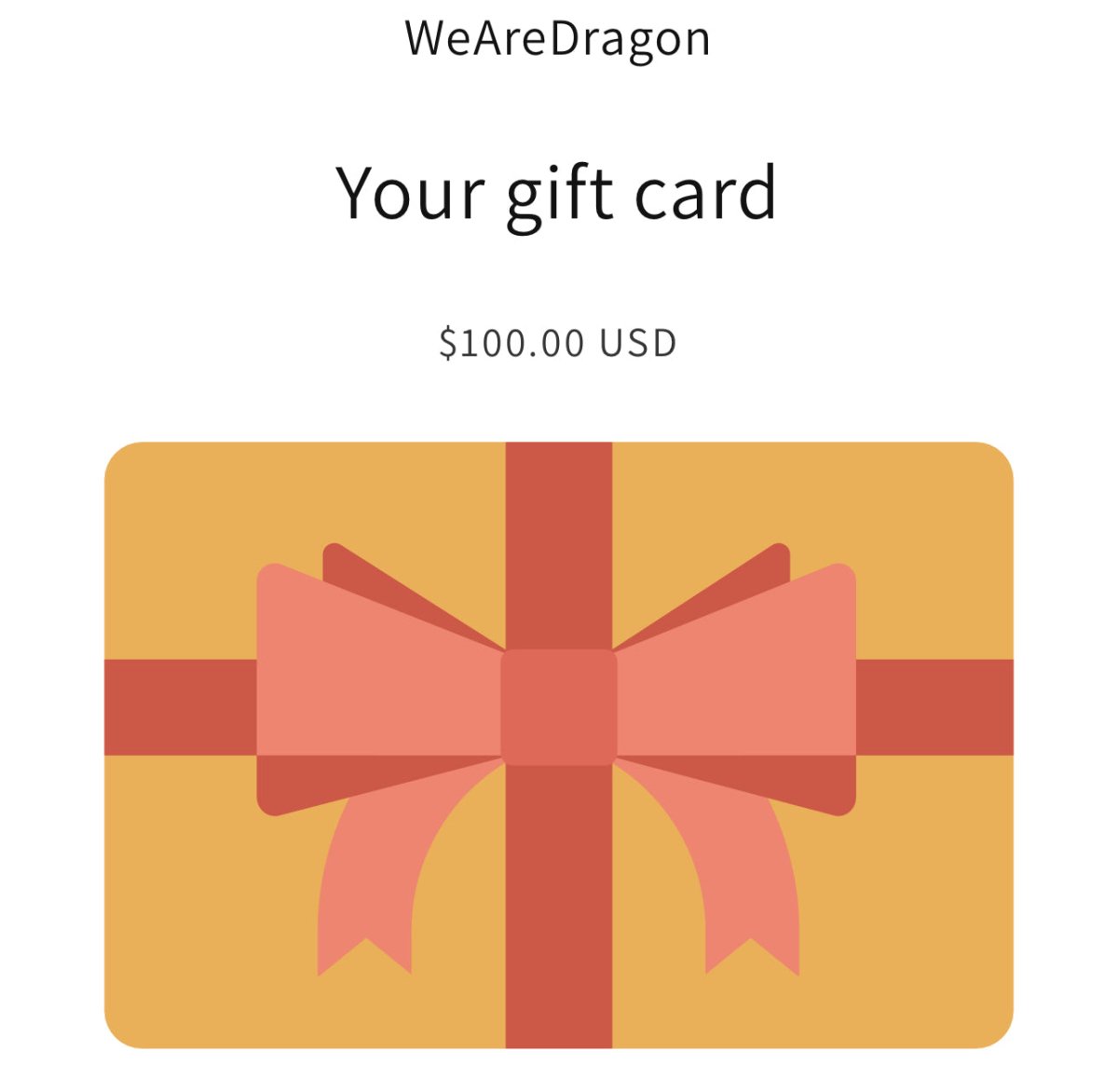 Vaping Gift Card 10 100 Value. WeAreDragon